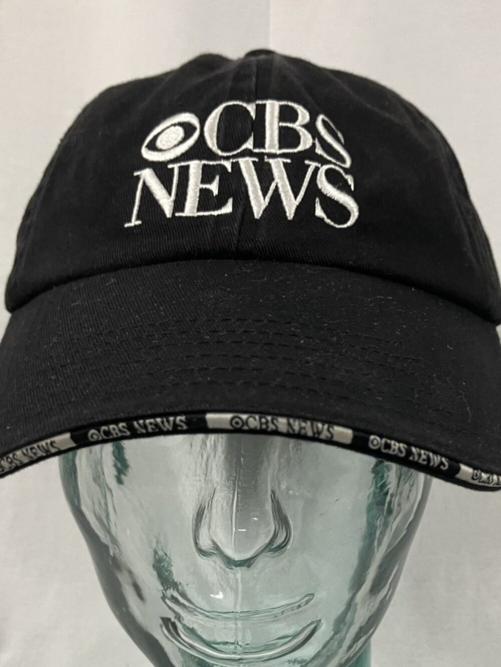 CBS Network News Logo Embroidered Adjustable Baseball Cap